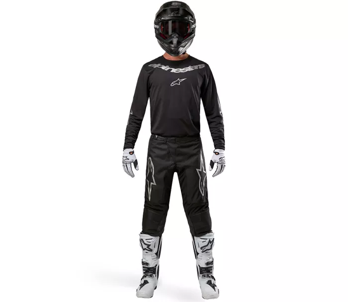 MX kalhoty 2024 Alpinestars Fluid graphite black/silver
