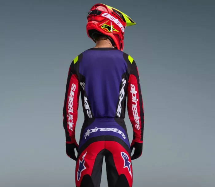 Dres na motokros 2026 Alpinestars Fluid Grid red/black/purple