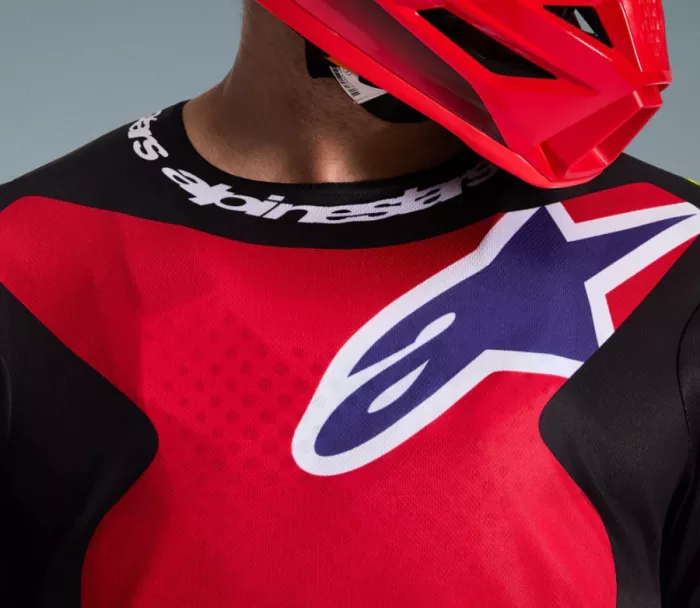 Dres na motokros 2026 Alpinestars Fluid Grid red/black/purple