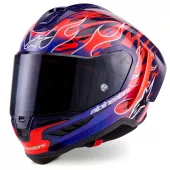 Závodní helma 2026 Alpinestars  Supertech R10 Flyte purple/red glossy