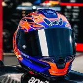 Závodní helma 2026 Alpinestars  Supertech R10 Flyte purple/red glossy