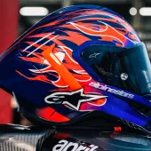 Závodní helma 2026 Alpinestars  Supertech R10 Flyte purple/red glossy