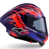 Závodní helma 2026 Alpinestars  Supertech R10 Flyte purple/red glossy
