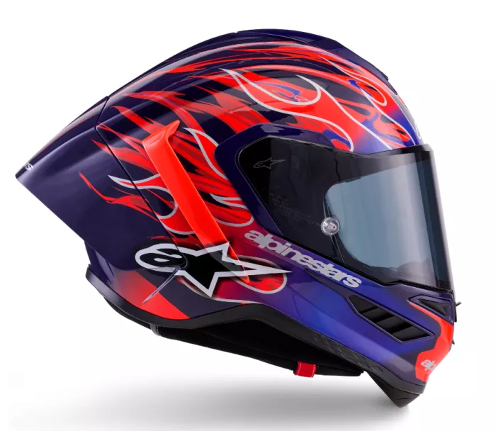 Závodní helma 2026 Alpinestars  Supertech R10 Flyte purple/red glossy