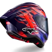 Závodní helma 2026 Alpinestars  Supertech R10 Flyte purple/red glossy