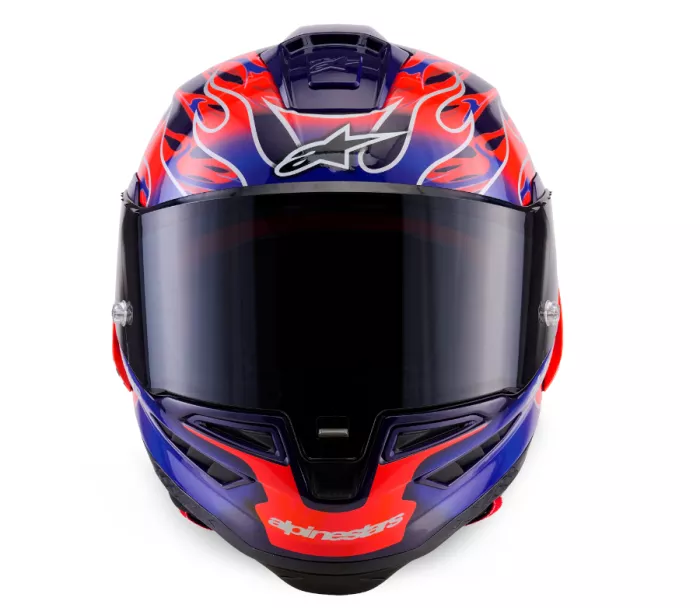 Závodní helma 2026 Alpinestars  Supertech R10 Flyte purple/red glossy