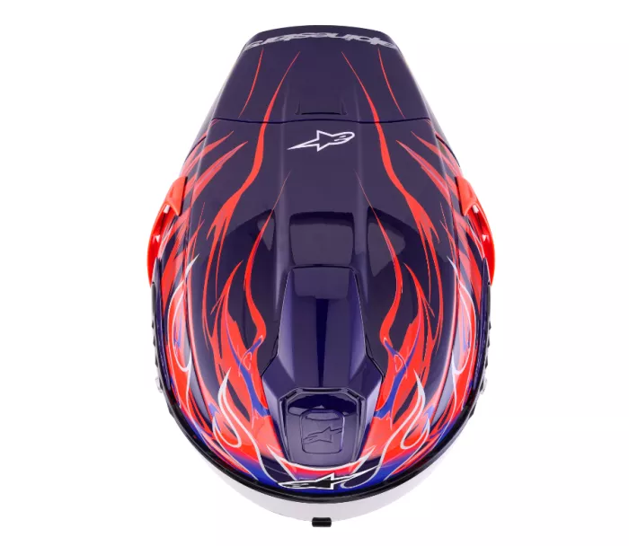 Závodní helma 2026 Alpinestars  Supertech R10 Flyte purple/red glossy