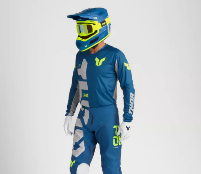 Motokrosová helma Thor Fleet Forge blue