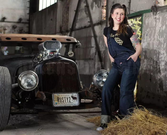 Kalhoty Rusty Pistons RPTR14 Bedford blue