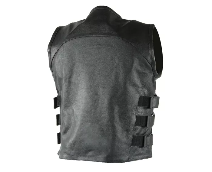 Kožená vesta Nazran Blade black