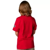Dětské triko Fox Yth Efekt Ss Tee Flame Red