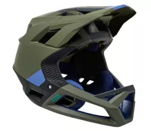 Helma Fox Proframe Blocked Helmet olive green