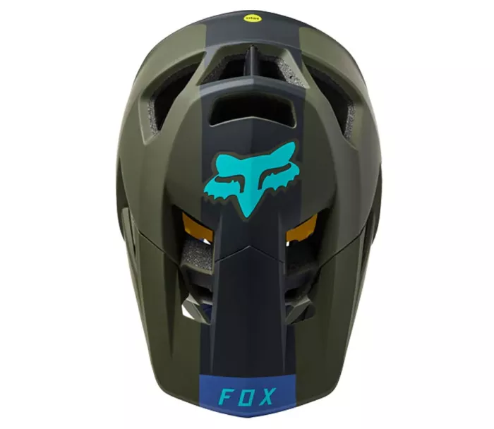 Helma Fox Proframe Blocked Helmet olive green