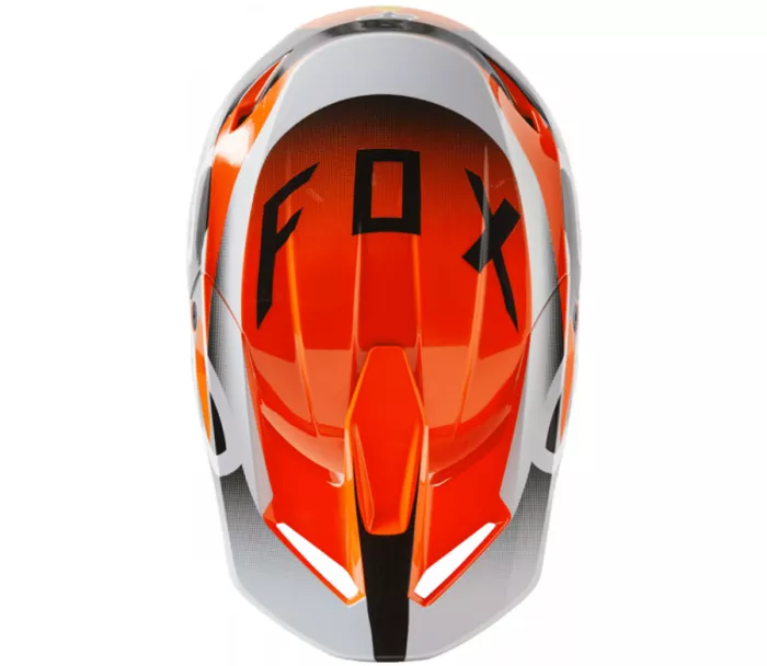 Motokrosová helma Fox V1 Leed Helmet Dot/Ece Fluo Orange