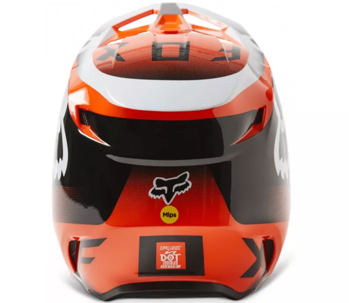 Motokrosová helma Fox V1 Leed Helmet Dot/Ece Fluo Orange