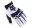 Rukavice na motokros Fox Dirtpaw Glove White