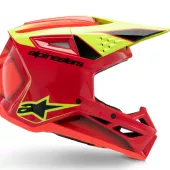 Helma na motokros 2026 Alpinestars SM3 Youth Fray red/yellow/black glossy