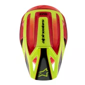 Helma na motokros 2026 Alpinestars SM3 Youth Fray red/yellow/black glossy