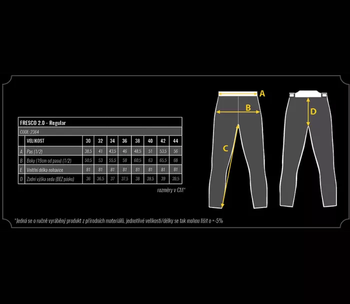 Kalhoty na moto Trilobite Fresco 2.0 black