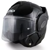 Překlápěcí helma XRC Fronter black glossy