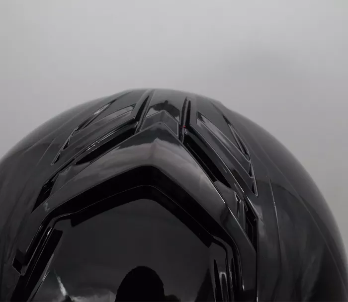 Překlápěcí helma XRC Fronter black glossy