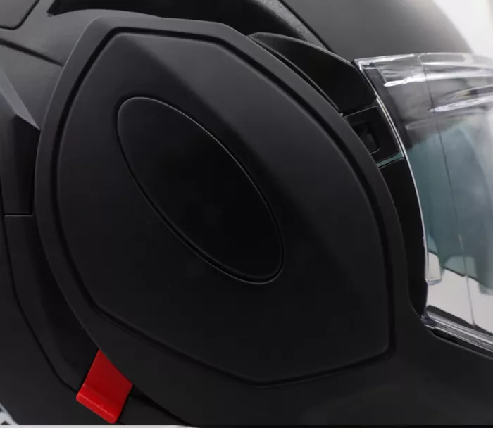 Překlápěcí helma XRC Fronter black matt