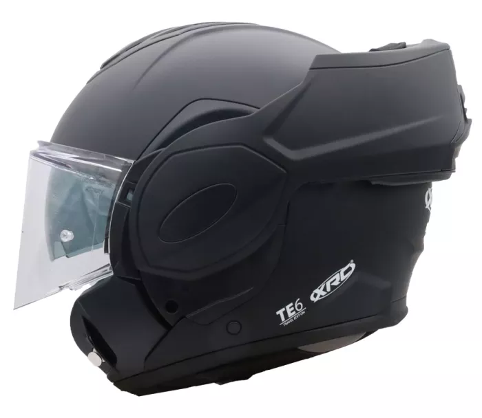 Překlápěcí helma XRC Fronter black matt