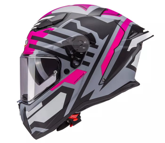 Integrální helma Caberg Drift Evo II Horizon matt grey/black/fuchsia