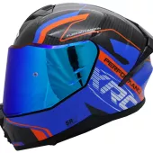 Helma na motocykl XRC Fureso Carbon blue/orange