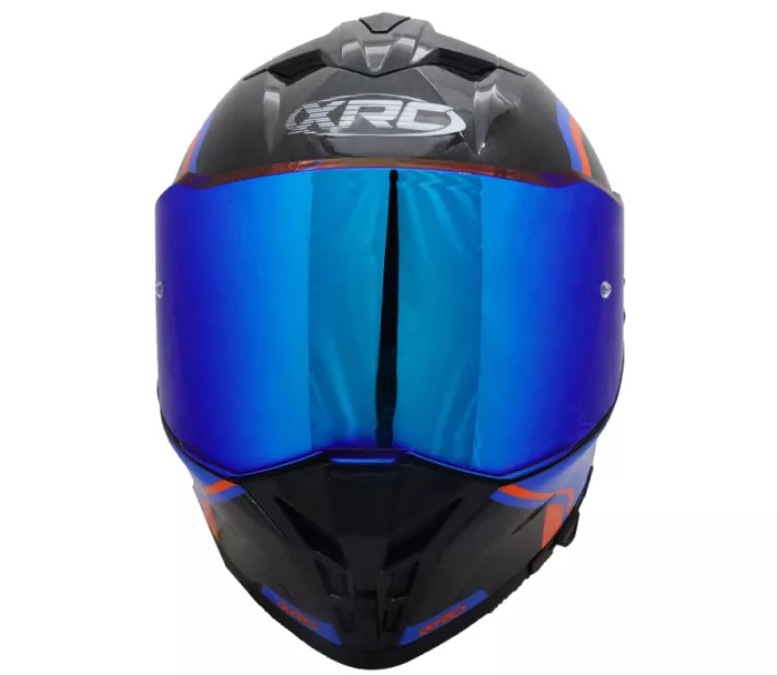 Helma na motocykl XRC Fureso Carbon blue/orange