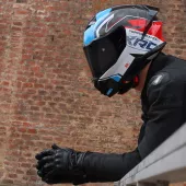 Helma na moto XRC Fureso Carbon blue/red/wht