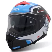 Helma na moto XRC Fureso Carbon blue/red/wht
