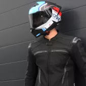 Helma na moto XRC Fureso Carbon blue/red/wht