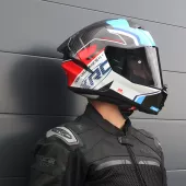 Helma na moto XRC Fureso Carbon blue/red/wht