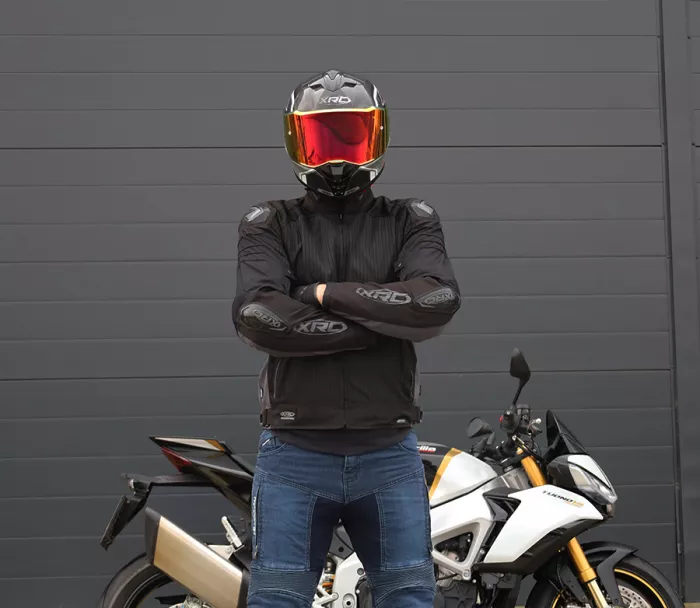 Helma na moto XRC Fureso Carbon grey