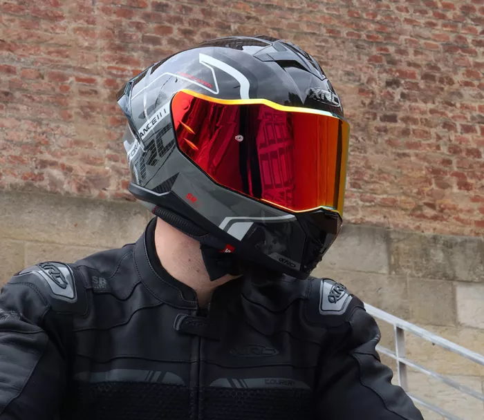 Helma na moto XRC Fureso Carbon grey