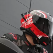 Integrální helma XRC Fureso Carbon red/wht