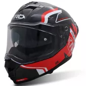 Integrální helma XRC Fureso Carbon red/wht