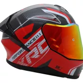 Integrální helma XRC Fureso Carbon red/wht