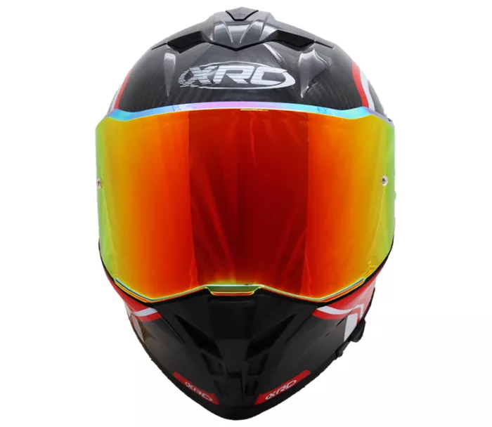 Integrální helma XRC Fureso Carbon red/wht