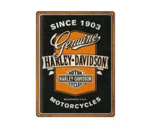 Cedule 30x40 Harley-Davidson - Genuine Motorcycles Ribbon