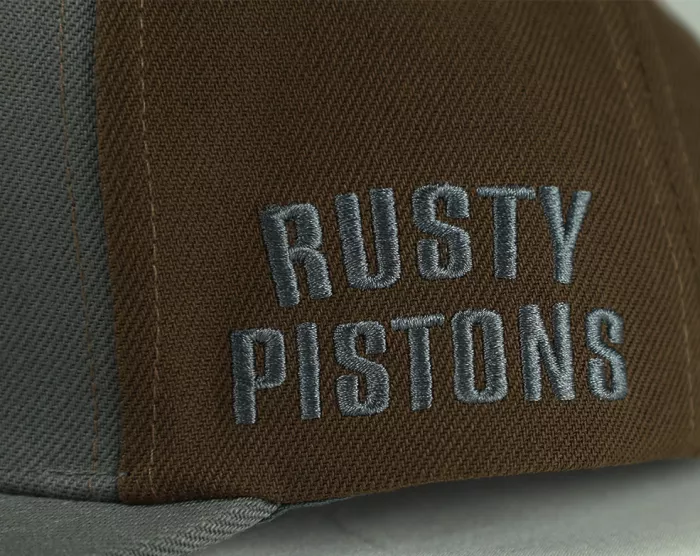 Kšiltovka Rusty Pistons Gladys grey/brown