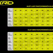 Dámské kožené kalhoty XRC GLET ladies leather pants black