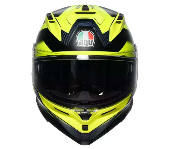 Integrální helma AGV K7 E2206 GLIMPSE BLACK/YELLOW FLUO