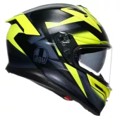 Integrální helma AGV K7 E2206 GLIMPSE BLACK/YELLOW FLUO