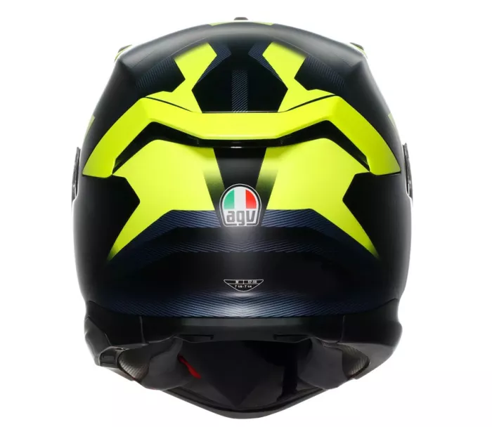 Integrální helma AGV K7 E2206 GLIMPSE BLACK/YELLOW FLUO