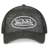 Dámská kšiltovka Von Dutch Trucker Glitter black
