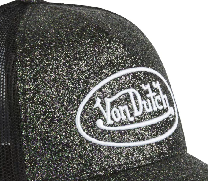 Dámská kšiltovka Von Dutch Trucker Glitter black