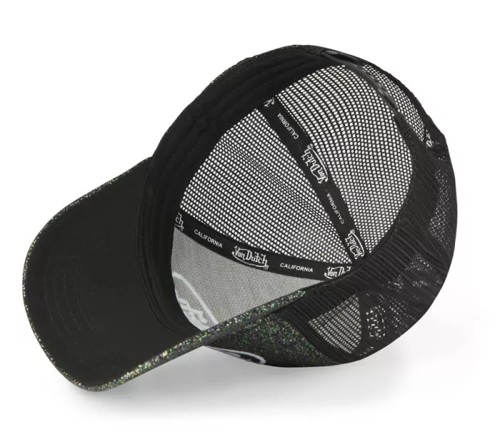 Dámská kšiltovka Von Dutch Trucker Glitter black