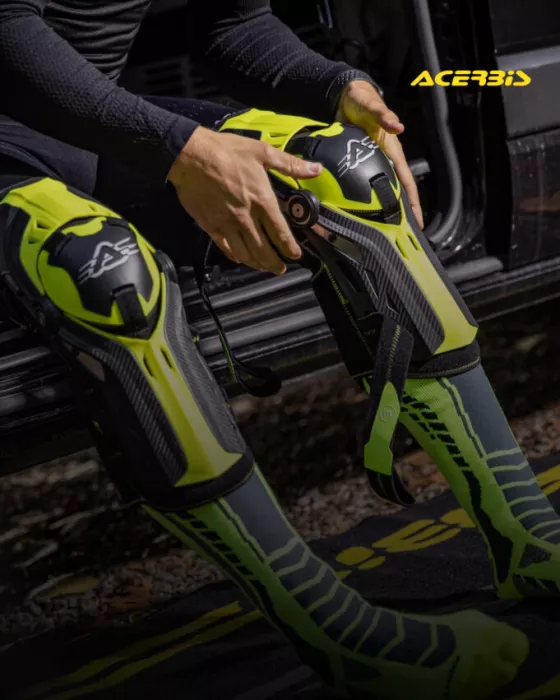 Chrániče kolen Acerbis Gorilla Knee pad black/yellow
